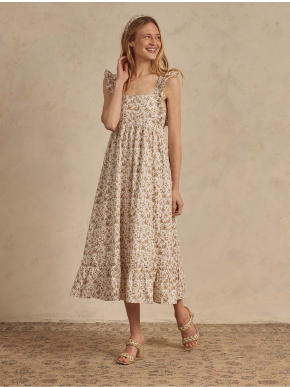Women’s Noralee Lucy Dress in Golden Vines size S